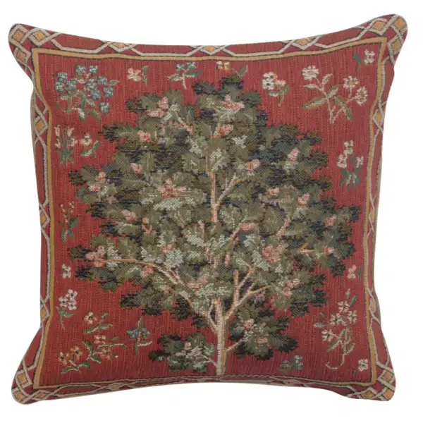 Medieval Oak Cushion - 14 in. x 14 in. Cotton by Charlotte Home Furnishings