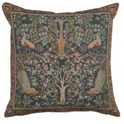 Tree In Blue French Tapestry Cushion