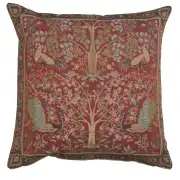 Tree In Red 1 Decorative Tapestry Pillow