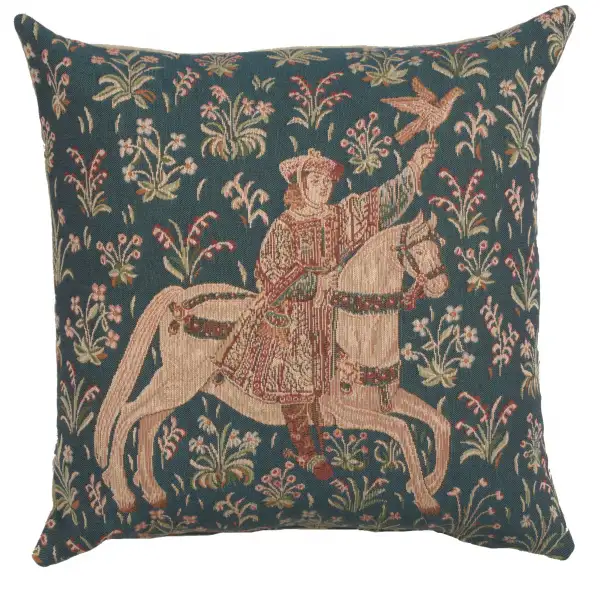 The Rider 1 French Tapestry Cushion