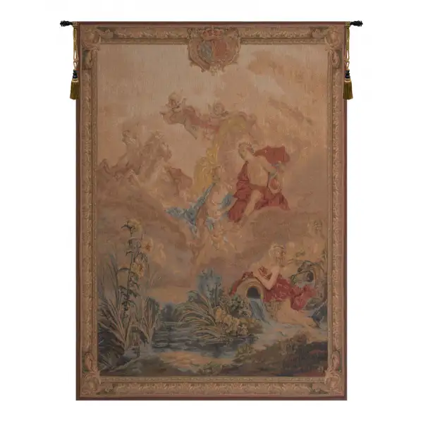 Les Amours Des Dieux French Wall Tapestry - 44 in. x 58 in. Wool/cotton/others by Francois Boucher