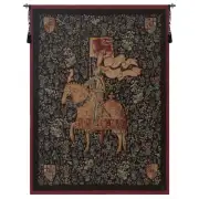 Le Chevalier French Wall Tapestry - 28 in. x 38 in. Wool/cotton/others by Charlotte Home Furnishings