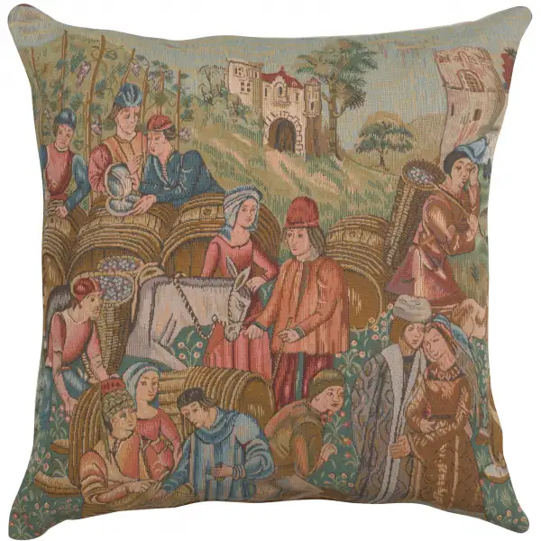 Wine Making II Cushion