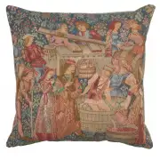 The Wine Press Decorative Tapestry Pillow