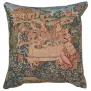 The Feast I Decorative Tapestry Pillow