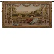 Chateau Bellevue I French Wall Tapestry - 110 in. x 58 in. wool/cotton/other by Charlotte Home Furnishings