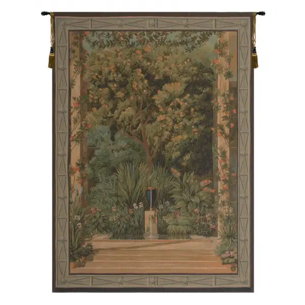 Serre Napoleonienne French Wall Tapestry - 43 in. x 59 in. Wool/cotton/others by Charlotte Home Furnishings