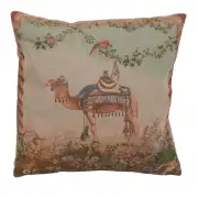 Camel Cushion - 19 in. x 19 in. Cotton by Jean-Baptiste Huet