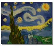 Starry Night I Canvas Oil Painting