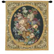 Frame of Flowers Belgian Tapestry Wall Hanging