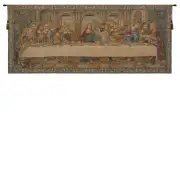 The Last Supper Large European Tapestry Wall Hanging