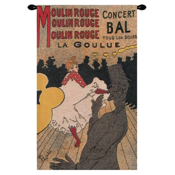 La Goulue Belgian Wall Tapestry