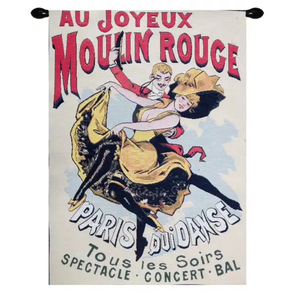 Joyeux Moulin Belgian Tapestry Wall Hanging