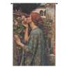 Soul of Rose Jacquard Belgian Tapestry Wall Art Hanging Decor (New) 27x18 inch