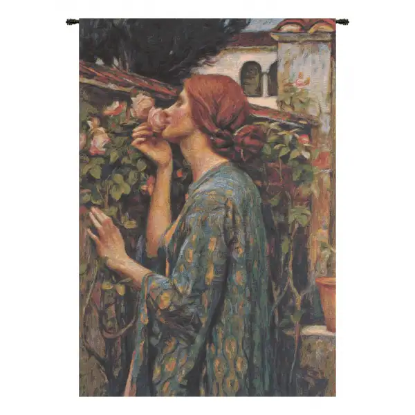 Soul of Rose Belgian Tapestry Wall Hanging