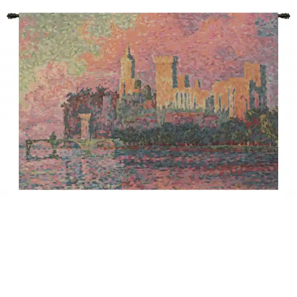 Chateau Des Papes Belgian Tapestry Wall Hanging