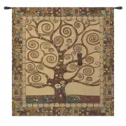 Stoclet Tree by Klimt Belgian Wall Tapestry