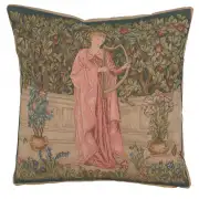 C Charlotte Home Furnishings Inc Menestrel French Tapestry Cushion - 19 in. x 19 in. Cotton by William Morris