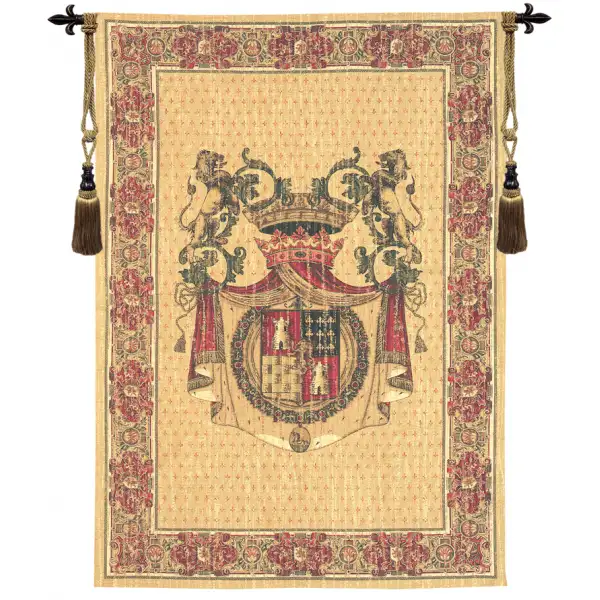 Tours Blason Belgian Wall Tapestry