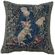 Shearing of the Sheep III Belgian Sofa Pillow Cover