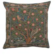 C Charlotte Home Furnishings Inc Woodpecker French Tapestry Cushion - 19 in. x 19 in. Cotton by William Morris