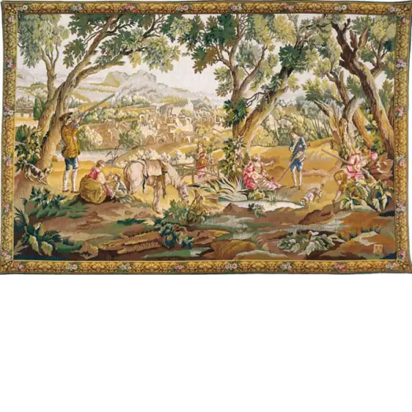 Halte Des Chasseurs French Tapestry