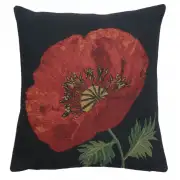 Poppy Red I Belgian Cushion Cover