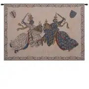 Tournament of Knights Roi Rene European Tapestry Wall Hanging