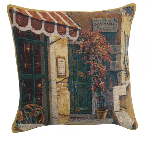 Passage to San Marco I Belgian Tapestry Cushion