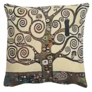 Lebensbaum Tree Decorative Tapestry Pillow