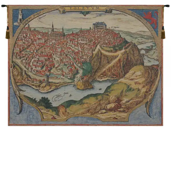 Toledo II Belgian Tapestry Wall Hanging