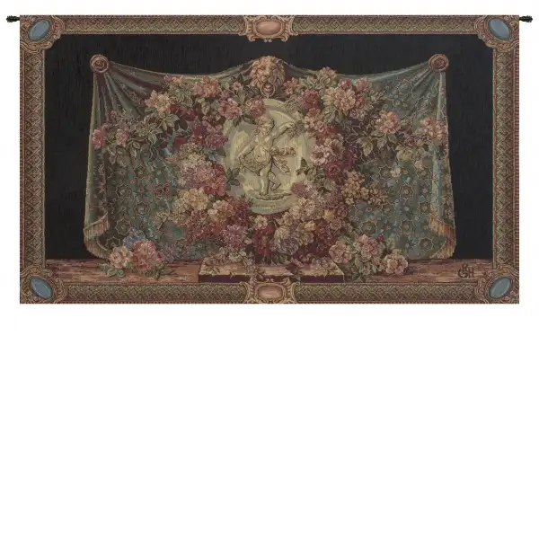 Cupid 2 European Tapestries - 45 in. x 26 in. Cotton/Polyester/Viscose by Charlotte Home Furnishings