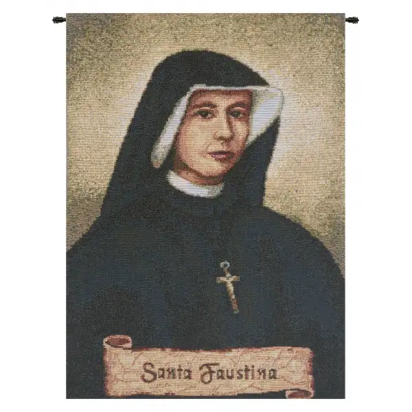 Holy Faustina Italian Wall Tapestry