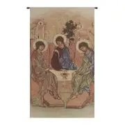 Most Holy Trinity II European Tapestries - 22 in. x 37 in. Cotton/viscose/goldthreadembellishments by Charlotte Home Furnishings