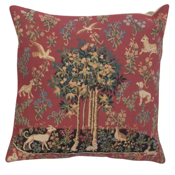 Unicorns I Belgian Cushion Cover - 18 in. x 18 in. Cotton by Charlotte Home Furnishings
