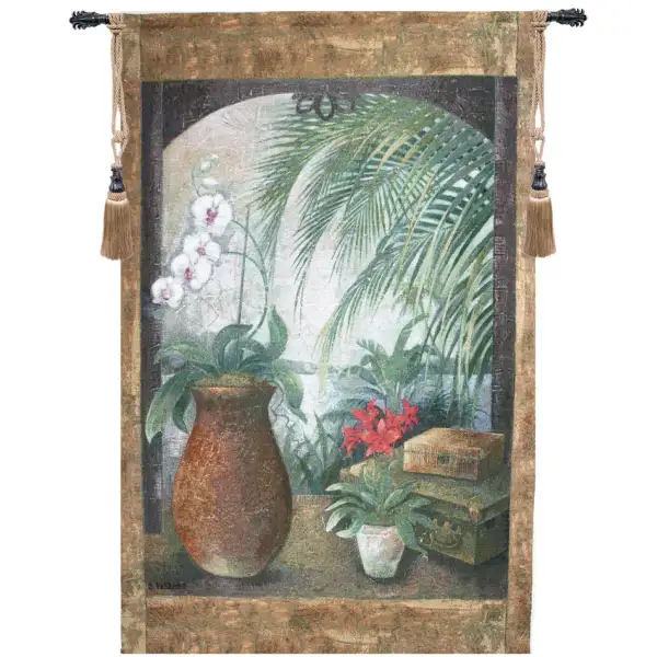 Orchids In Paradise Fine Art Tapestry