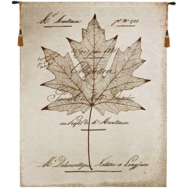 Maple Document Fine Art Tapestry