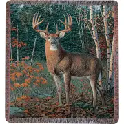 Autumn Sentinel Tapestry Throw