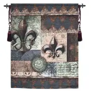 Fleur de Lis Grande Wallhanging Wall Tapestry