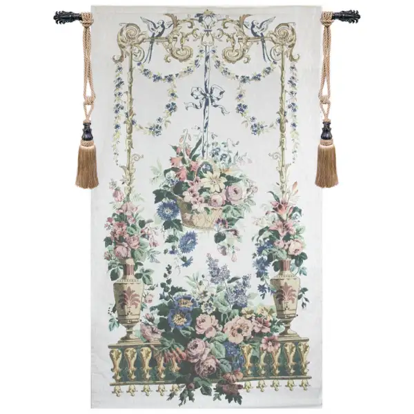 Floral Arbor Fine Art Tapestry