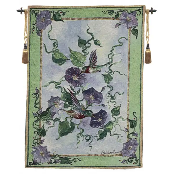 Hummingbird Haven Fine Art Tapestry