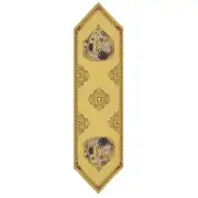 The Kiss Table Runner Belgian Table Runner - 59 in. x 15 in. Cotton/viscose/goldthreadembellishments by Gustav Klimt