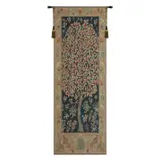 The Pastel Tree Portiere Belgian Wall Tapestry