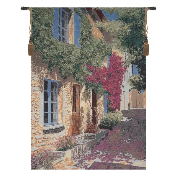 A Simple Path Stretched Wall Tapestry