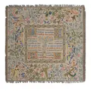 Fairy Tale I Belgian Throw - 58 in. x 58 in. Cotton by Charlotte Home Furnishings