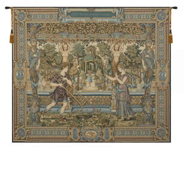 Vertumnus Belgian Tapestry Wall Hanging - 57 in. x 51 in. Cotton/Vicose/Polyester by Jan Van Huysum