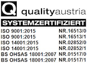 qualityaustria Systemzertifiziert