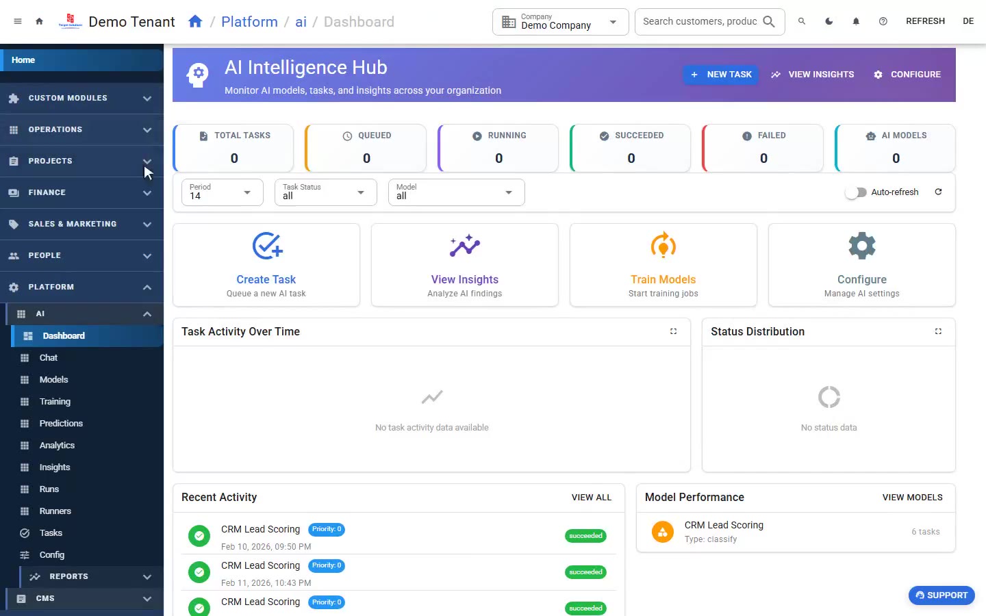 AI-Powered Predictions Dashboard