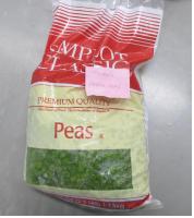 Peas, frozen; GREEN PEAS; U.S.A