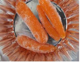 Carrot, frozen; BABY WHOLE CARROT; U.S.A